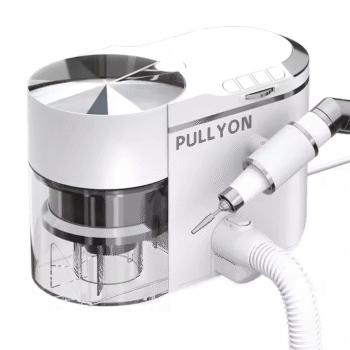 New Portable Rechargeable Nail Drill Machine 35000RPM Electric Nail File LCD Display Plastic Model Bit Nail Remover Features