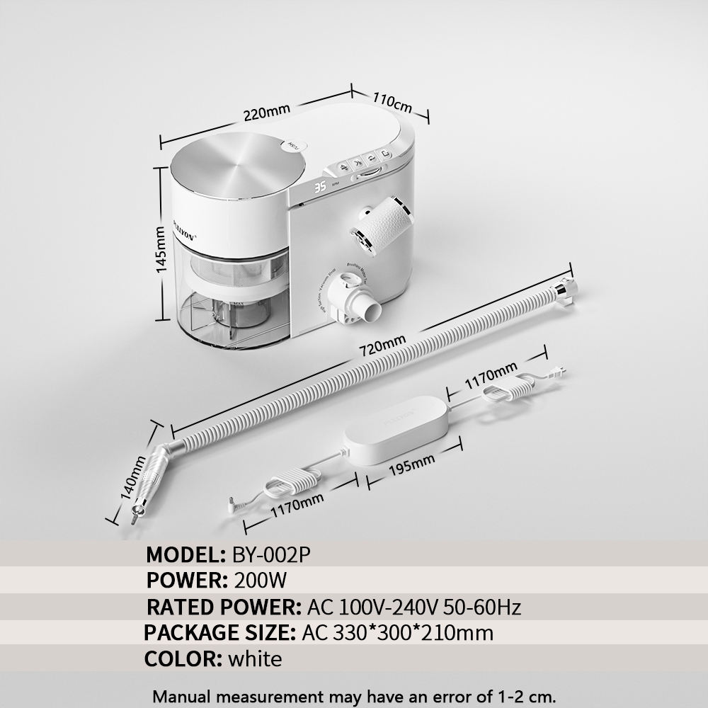 2 in 1 nail drill with dust collector